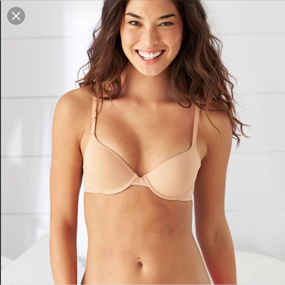 Aerie Bridget Demi Coverage Push-Up Bra NWT